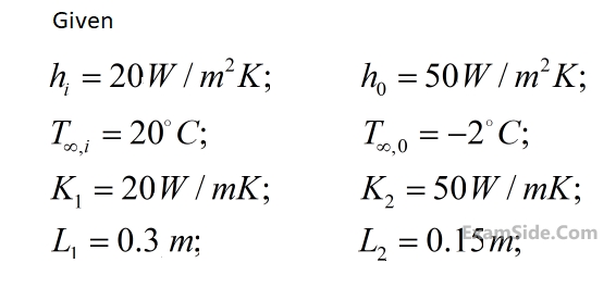 GATE ME 2009 Heat Transfer - Conduction Question 15 English 2