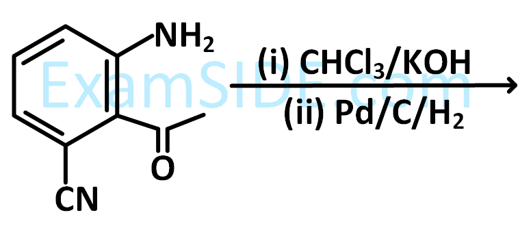 JEE Main 2019 (Online) 8th April Evening Slot Chemistry - Compounds Containing Nitrogen Question 165 English