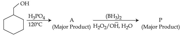 JEE Main 2021 (Online) 27th July Morning Shift Chemistry - Alcohols, Phenols and Ethers Question 90 English