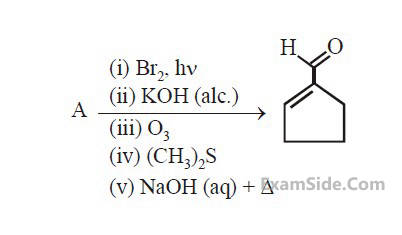 JEE Main 2020 (Online) 9th January Evening Slot Chemistry - Aldehydes, Ketones and Carboxylic Acids Question 136 English