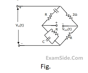 GATE ECE 1994 Network Theory - Sinusoidal Steady State Response Question 15 English