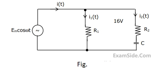 GATE ECE 2001 Network Theory - Sinusoidal Steady State Response Question 31 English 1