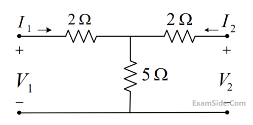 GATE ECE 2018 Network Theory - Two Port Networks Question 6 English