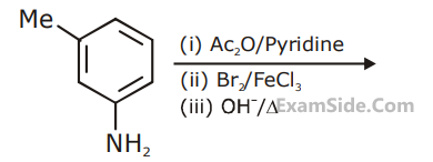 JEE Main 2020 (Online) 5th September Evening Slot Chemistry - Compounds Containing Nitrogen Question 143 English